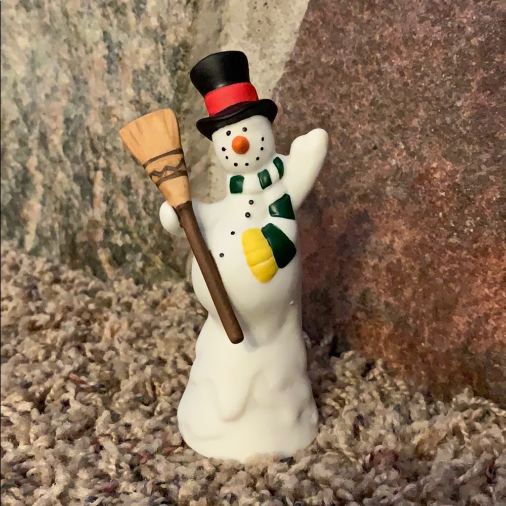 Vintage partylite snowman snuffer